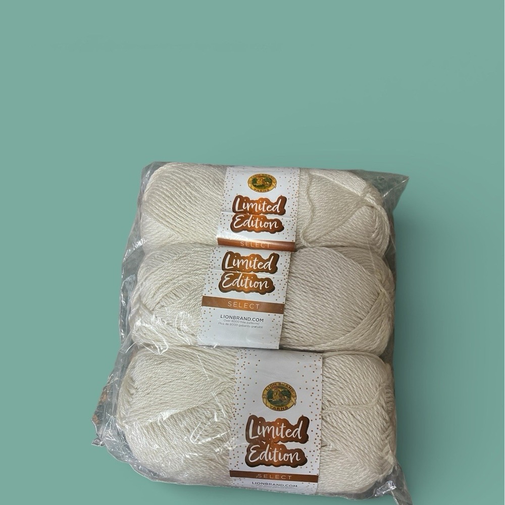 Lion‎ Brand Limited Edition Select Yarn 3-Pack 77056 Neutrals 186 yd Each Skein